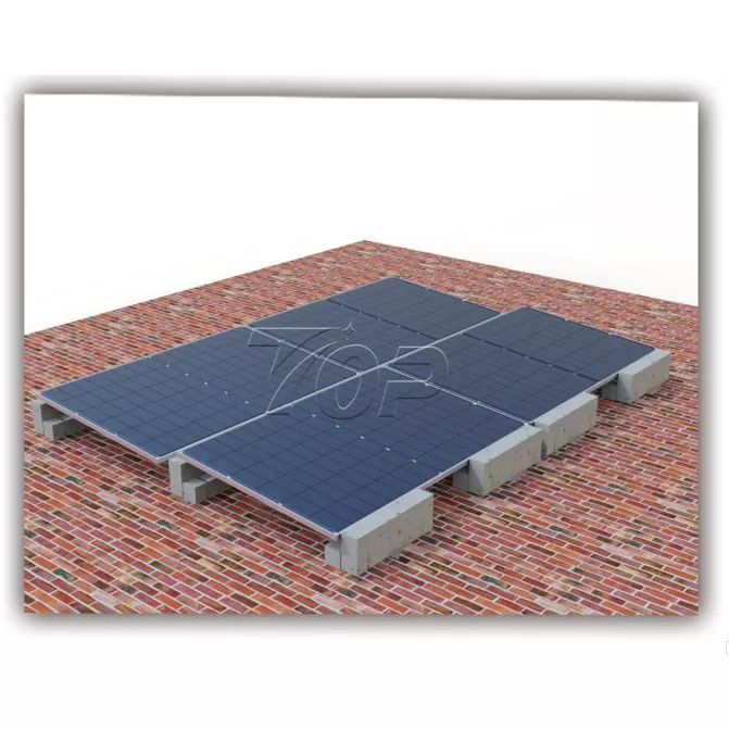 Ballast Flat Roof Solar Mounting System Ballast Flat Roof Solar Mounting System