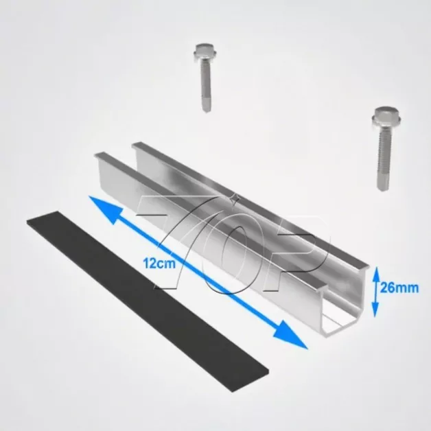 Rail-less Solar Panel Roof Rack Mount Rail-less Solar Panel Roof Rack Mount